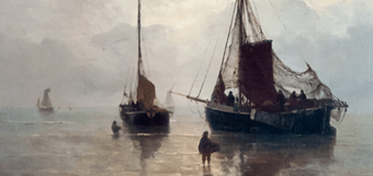 Rustige Zee van Hendrik Willem Mesdag